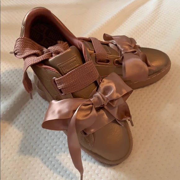 Puma Basket Heart Trainers - Picture 3 of 7